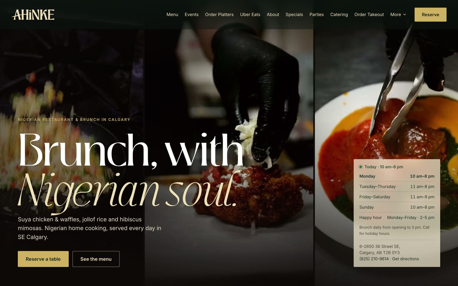 Ahinke website
